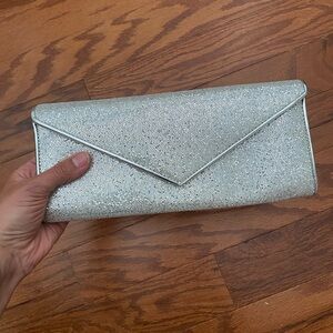 Silver Sparkly Clutch